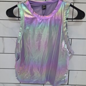 SHEIN Iridescent Muscle Tee